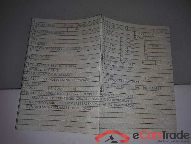 Audi e-tron (GEN)(01.2019->) DE - SUV5 50 quattro, S line, 2019 - 2023 #2