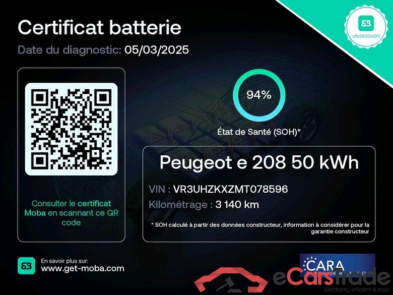 Peugeot Electrique Active Business 208 (e-) Active Business 50kWh BVA #2