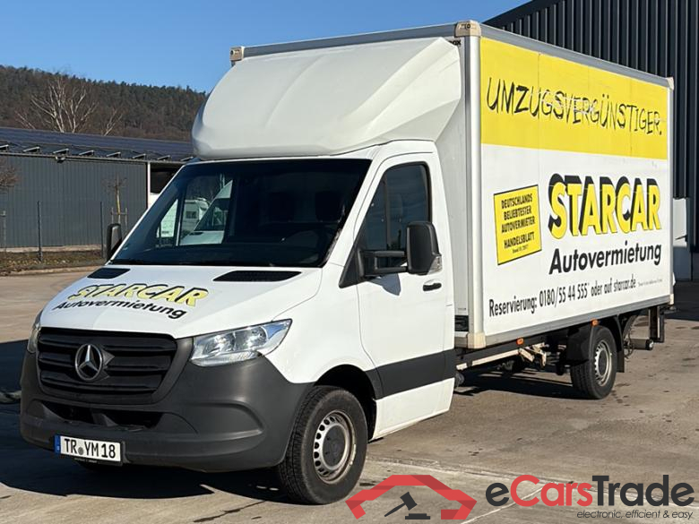 Mercedes_benz 317CDI RWD lang Koffer lang inkl. Ladebordwand Sprinter Fahrgestell Koffer mit Ladeboardwand