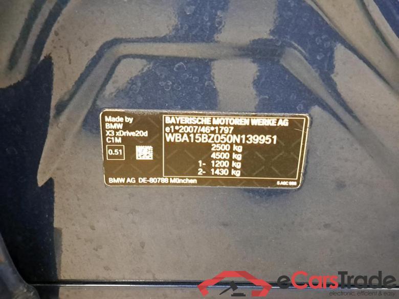 BMW - BMW X3 xDrive20dA 190PK M Sport Business Edition With Vernasca Seats & Pack Driving Assistant #6