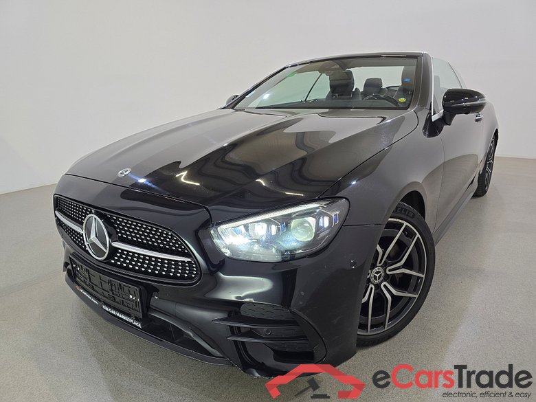 Mercedes E 220d Cabrio AMG Aut. LED-Multibeam Widescreen Ambient Navi Sport-Leather Camera 360° KeylessGo Klima PDC ...
