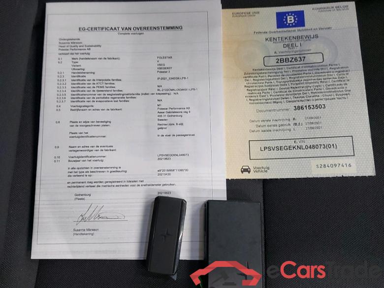 POLESTAR - POL POLESTAR 2 Long Range Single Motor 231PK  Pack Pilot    * ELECTRIC * #4