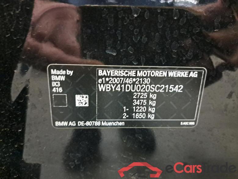 BMW I - BMW IX3 286PK Impressive Pack With Vernasca Leather & Comfort Access & Harman Kardon & Head Up & 20 Inch & Iconic Sounds & Parking Assistant Plus  * ELECTRIC * #6