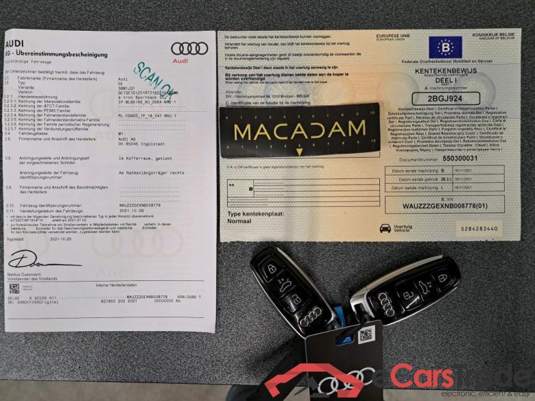 AUDI - AUD E-TRON 55 SB 408PK Quattro S-Line Limited Edition With Heated Seats & Electric Driver Mem Seats & Comfort Key & Side Assist & Pano Roof & 21 Inch Alloy  * ELECTRIC * #4