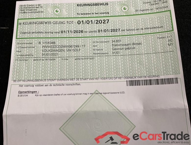 VOLKSWAGEN Golf VIII New Golf Life 1.0 TSI 81 kW (110 ch) 6 vitesses manuel #5