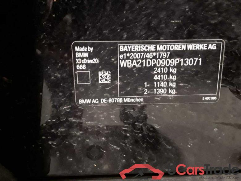 BMW X3 (G01)(12.2017->) DE - SUV5 xDrive 20i Mild Hybrid EU6d, xDrive (OPF)(EURO6d), (Facelift) 2021 - 2 #6