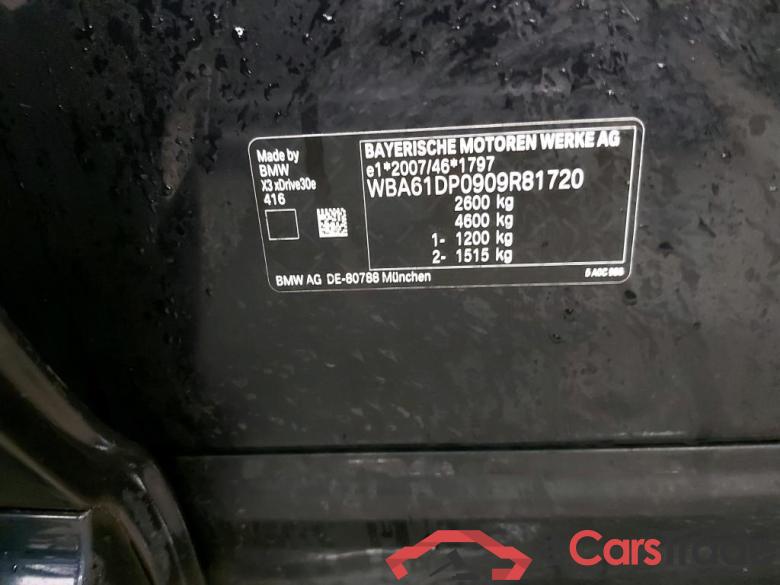 BMW - BMW X3 xDrive30e 292PK M Spoirt Pack Business With Vernasca Heated Seats & Innovation Pack With Head Up & LED & Driving Assistant & Travel Pack & Comfort & Electric Foldable Trailer Towing Hook  * HYBRID * #6