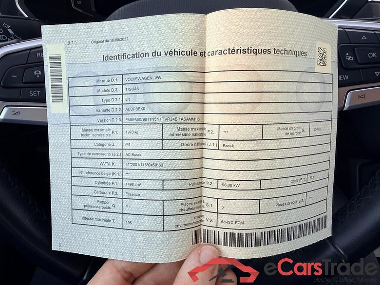 VOLKSWAGEN Tiguan Tiguan Life Business 1.5 TSI ACT OPF 96 kW (130 ch) 6 vitesses manuel #6