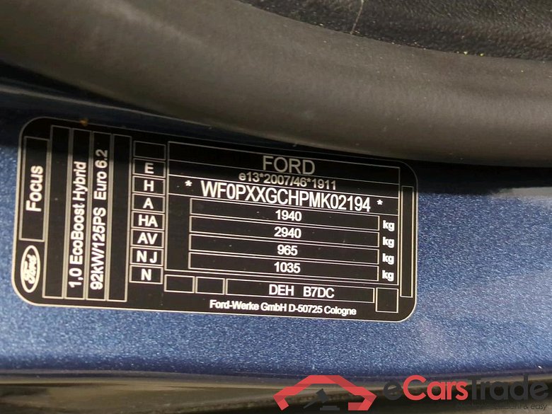 Focus Turnier Cool & Connect 1.0 EcoBoost 92KW MT6 E6d #4