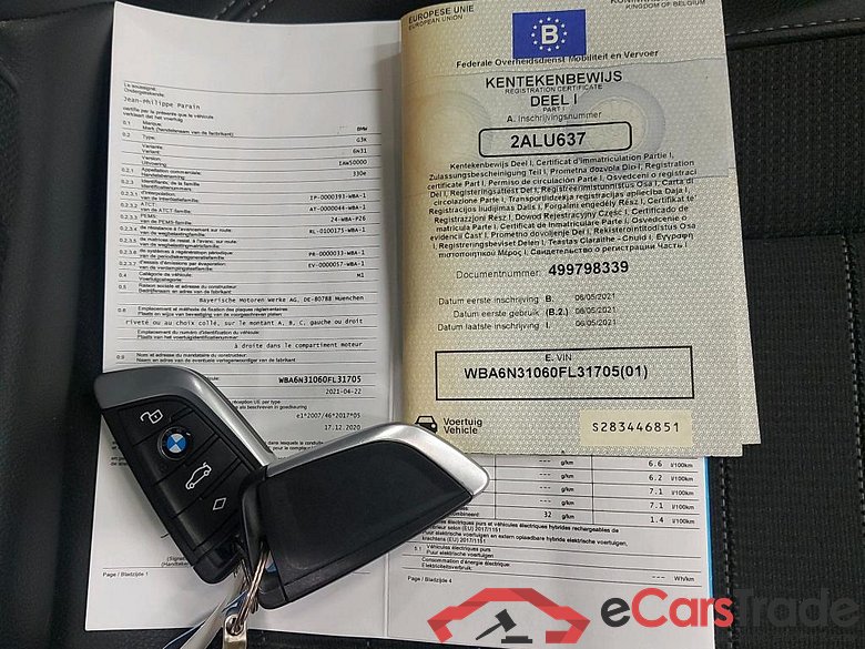 BMW - BMW 3 TOURING 330e 292PK Pack Business With Sport Seats & Travel & Active Cruise & Towing Hook * HYBRID * #4