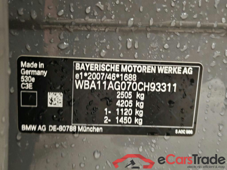 BMW 5 Serie Sedan 530e M Sport 4d + Pano #6
