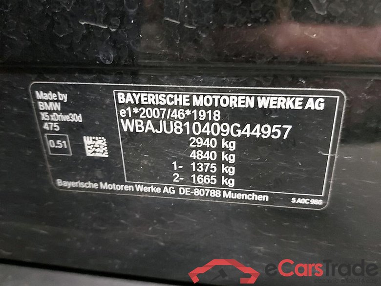 BMW - BMW X5 xDrive30dA 286PK Pack Business With Vernasca Leather & Driving Assistant Pack & Heat Comfort & Parking Assistant Plus Pack & Adaptive LED & Pano Roof #6