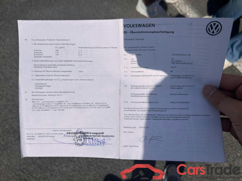VOLKSWAGEN Golf Cabriolet 1.2 TSI #6