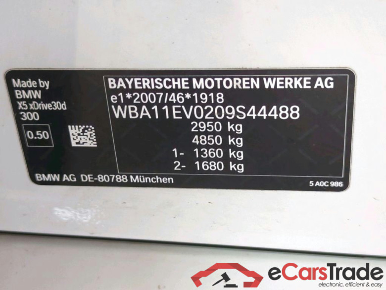 Baureihe X5 30 d xDrive M Sport 3.0 219KW AT8 E6d #4