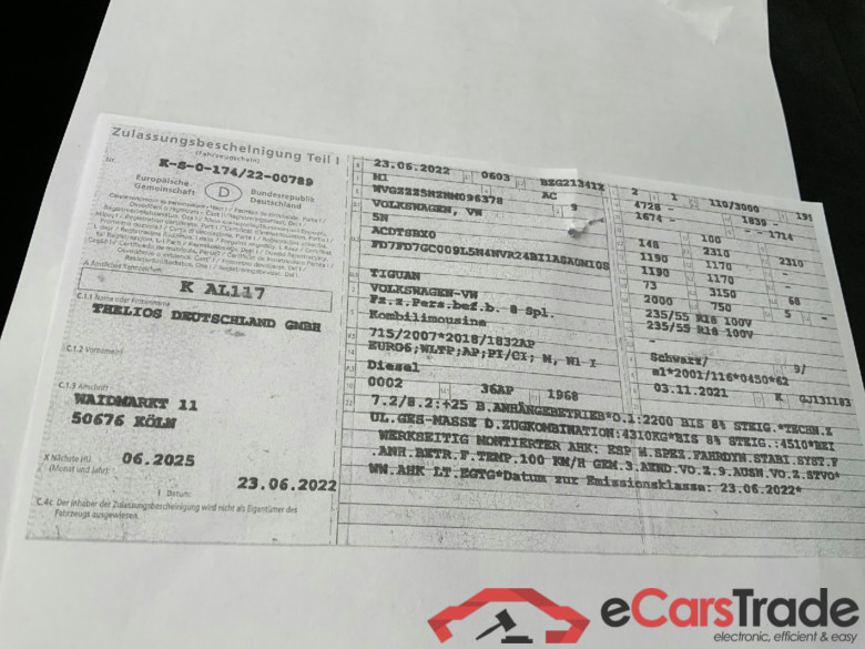 Tiguan Allspace Life 2.0 TDI 110KW AT7 E6d #2