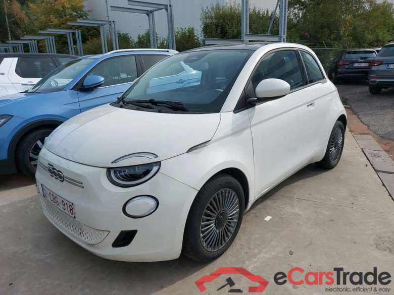 FIAT - FIA 500e 42Kwh 118PK Icon              ***           CHARGING PORT DAMAGED DUE TO ACCIDENT -  LADEANNSCHLUSS DEFECT DURCH UNFALL         ***           Pack Comfort & Winter & Keyless & Pano Roof    * ELECTRIC * #1