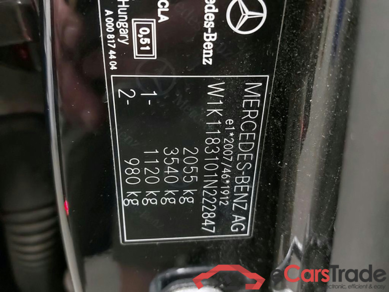 MERCEDES - MER CLA 180 d 116PK DCT Business Solution Luxury & Pano Roof #6