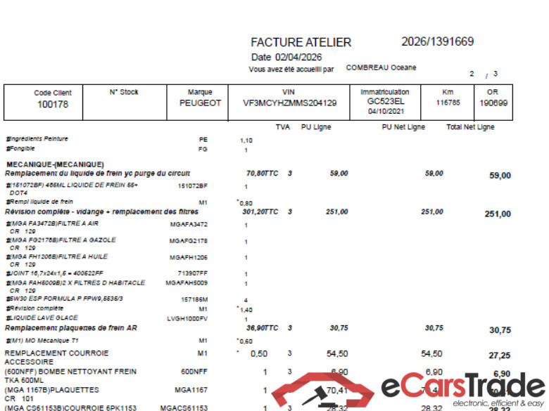 3008 Active Business 1.5 HDi 130CV BVM6 E6d / PRÊT A VENDRE #2