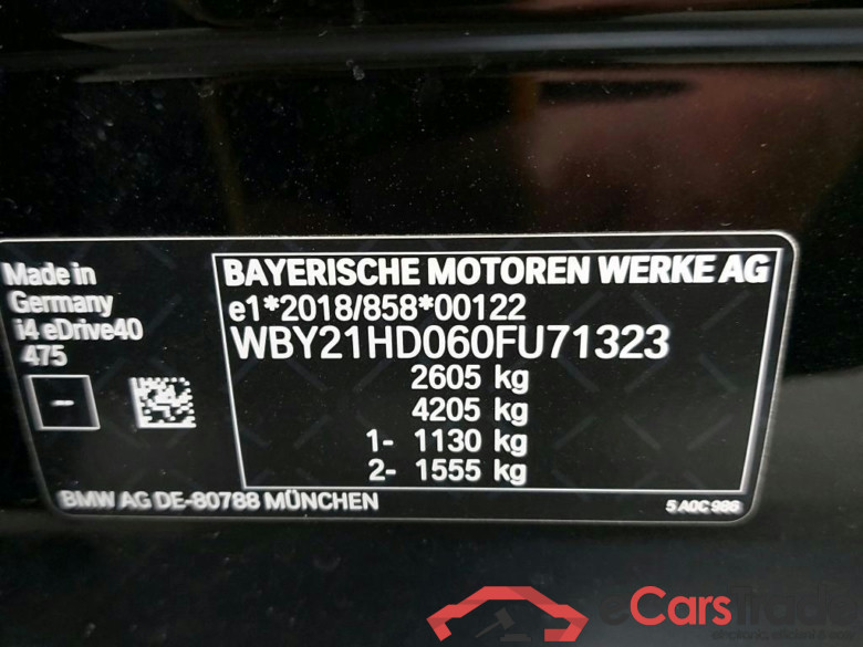 BMW I - BMW I4 eDrive40 340PK  With Climatic & Navigation & Heated Sport Seats & Cruise Control & 18 Inch BiColor Alloy   * ELECTRIC ** ELECTRIC * #6